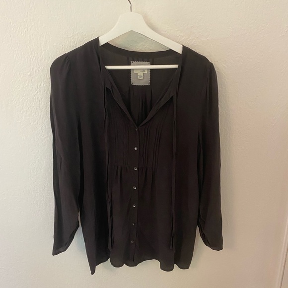 Anthropologie silk blouse - Picture 2 of 6